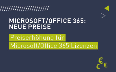Microsoft/Office 365: Neue Preise ab März