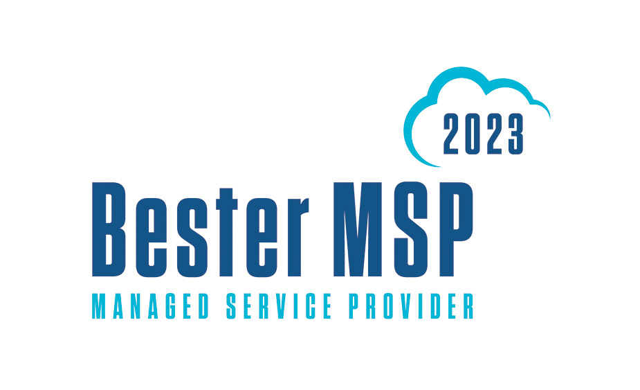 Logo für die Auszeichnung 'Bester MSP 2023'