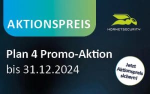 Beitragsbild Blogbeitrag Aktionspreis Plan 4 Hornetsecurity